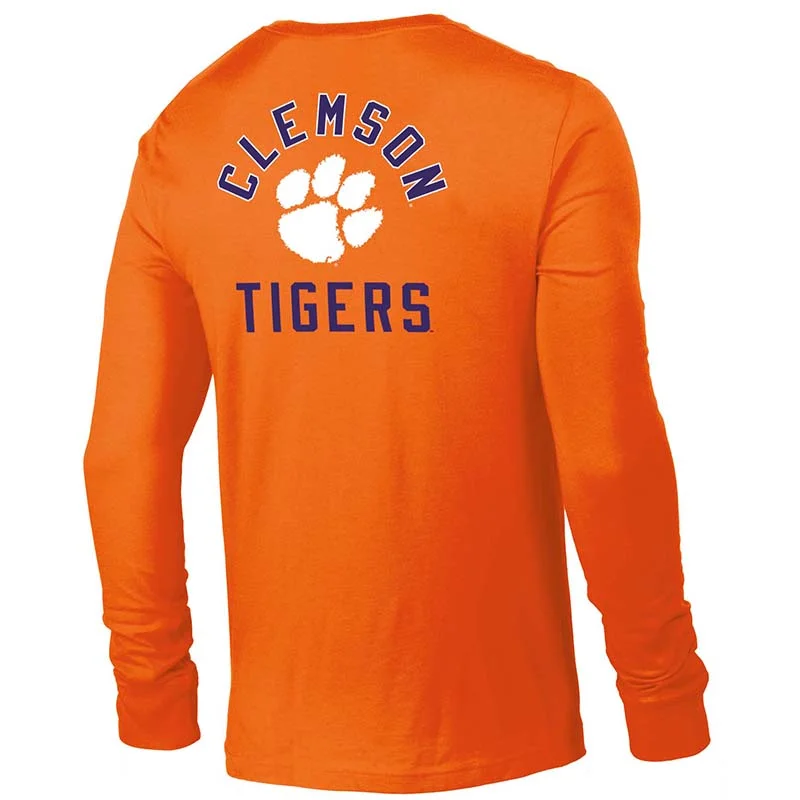 Clemson Mascot Sleeve Hit Long Sleeve T-Shirt