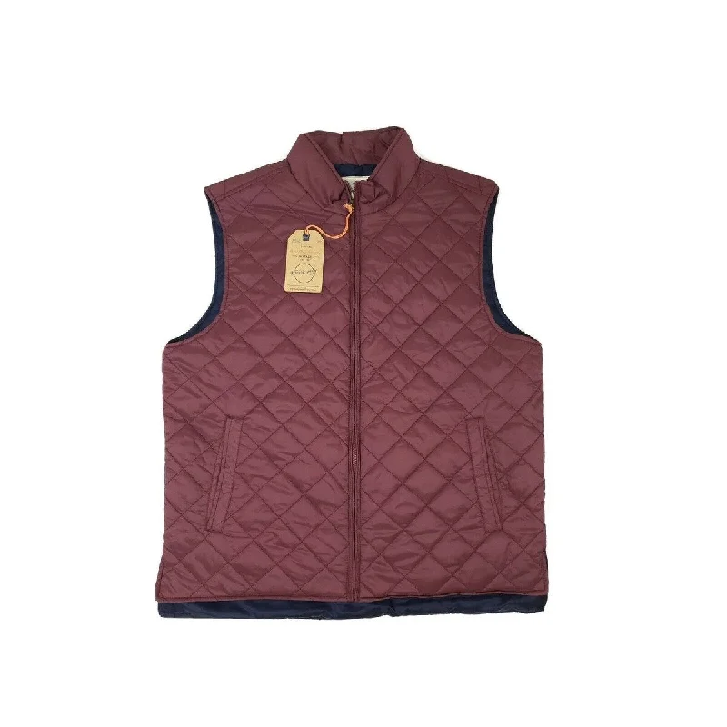 Weatherproof Vintage Men's Diamond Quilted Vest Red Size Extra Large - X-Large