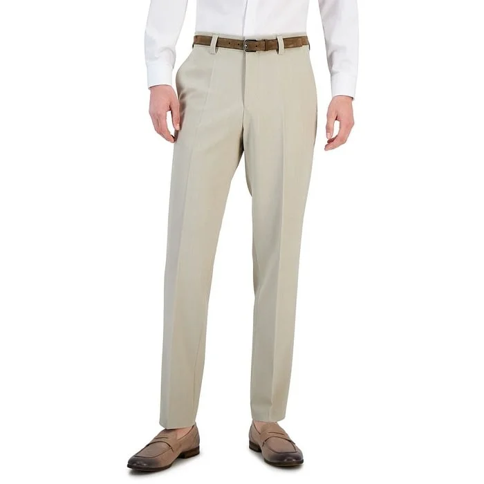 Hugo Boss Men's Modern Fit Superflex Suit Pants Beige Size 40