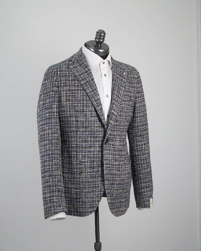 Basketweave Tweed Stretch Sport Jacket