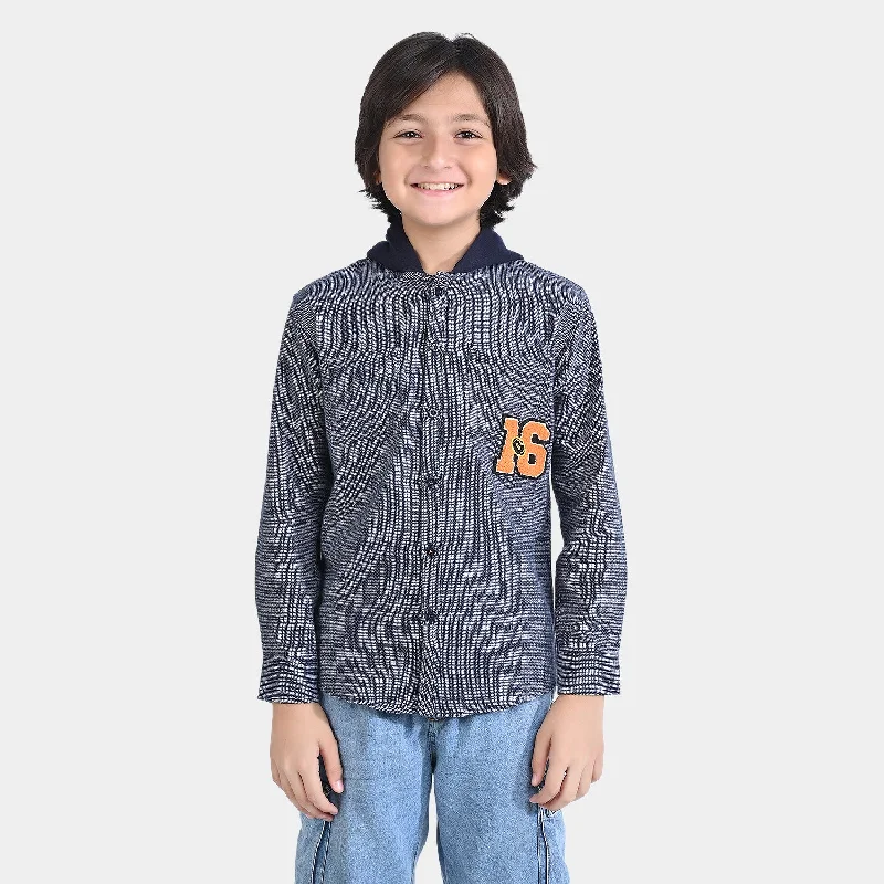 Boys Flannel Casual Shirt F/S