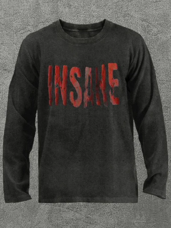 insane Washed Gym Long Sleeve Shirt