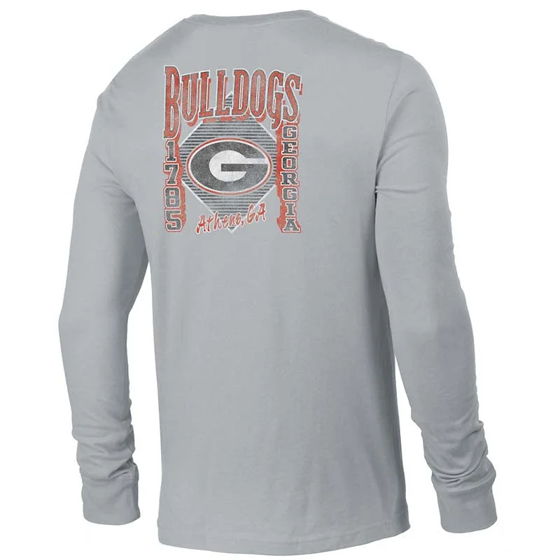 UGA Mascot Large Logo Sleeve T-Shirt