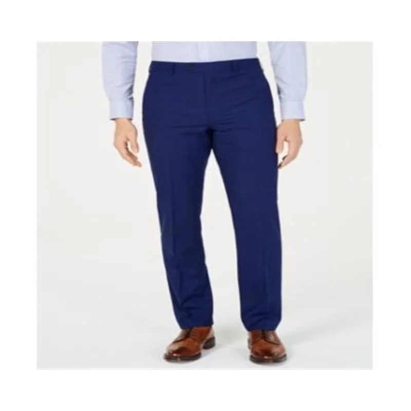 Ralph Lauren Men's Classic Fit UltraFlex Stretch Plaid Suit Pants Blue Size 32X32