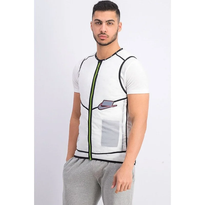 Nike Men's Aerolayer Wild Run Vest White Size X-Large - XL