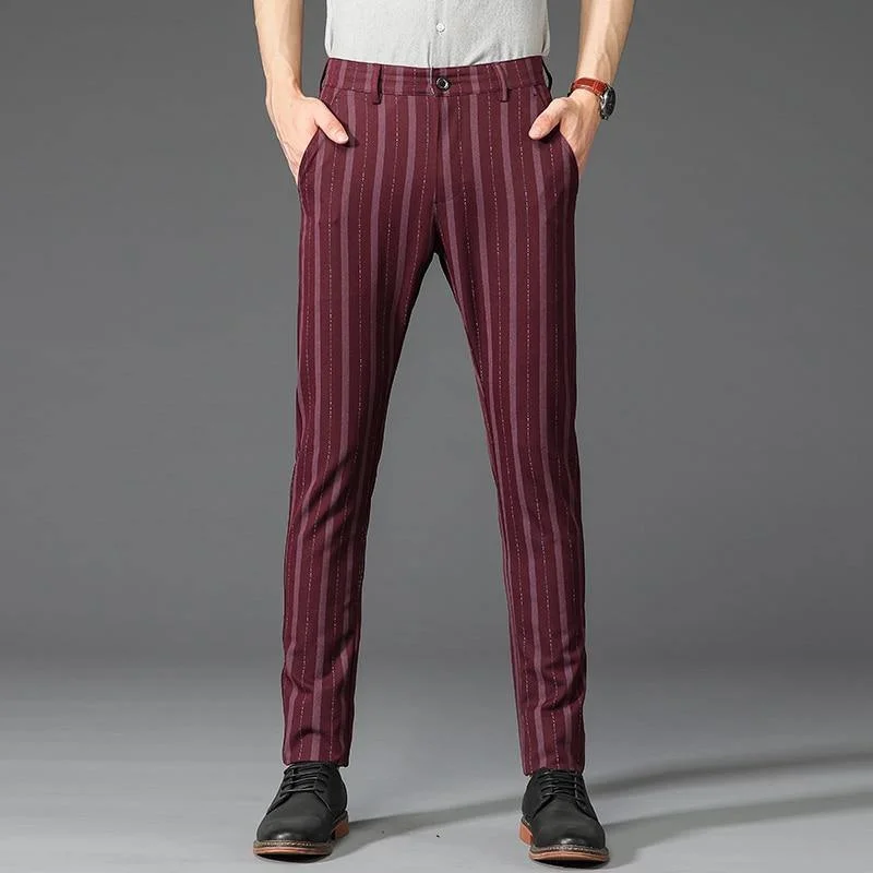 Men's Classic Business Designer Suit Pants