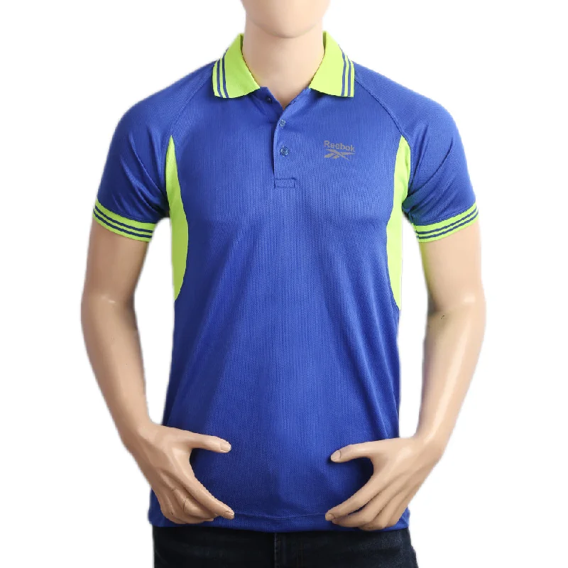 Men's Half Sleeves Polo T-Shirt - Royal Blue