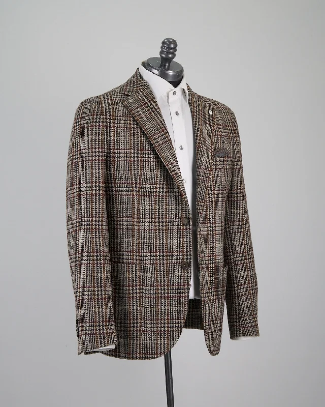 Wool Glencheck Sport Jacket