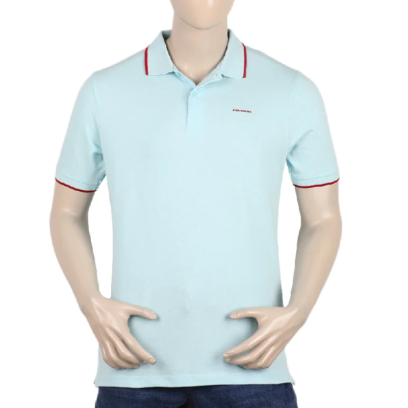 Eminent Men's Polo Half Sleeves T-Shirt - Sky Blue