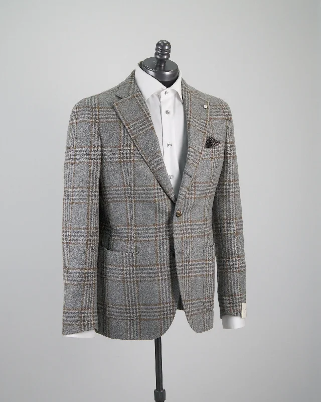 Soft Boucle Glencheck Sport Jacket