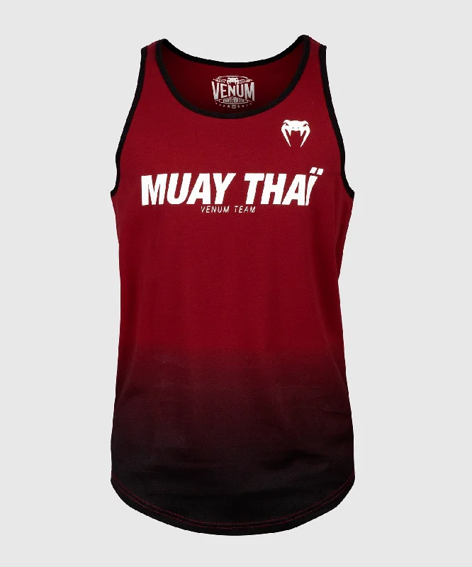 Venum Muay Thai VT Tank Top - Red Wine/Black