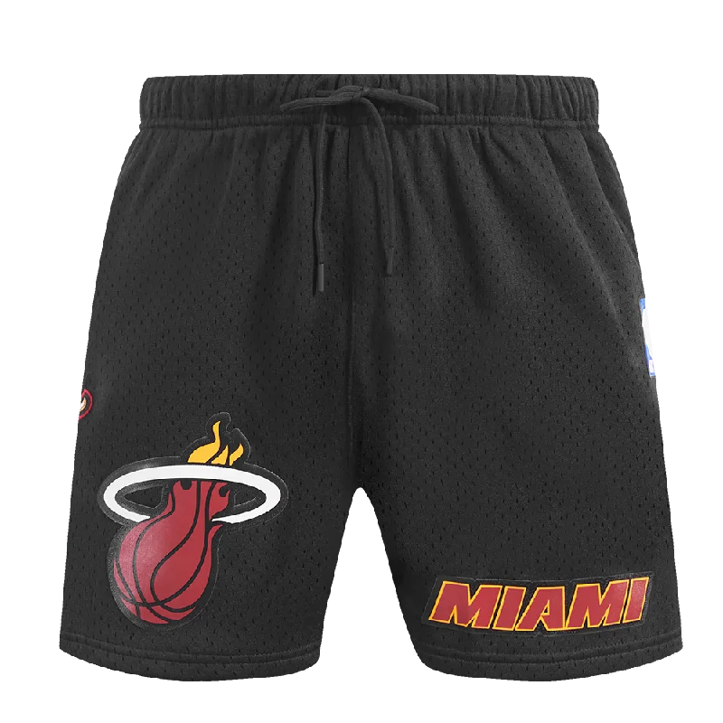 NBA MIAMI HEAT CLASSIC MESH MEN'S SHORT (BLACK)