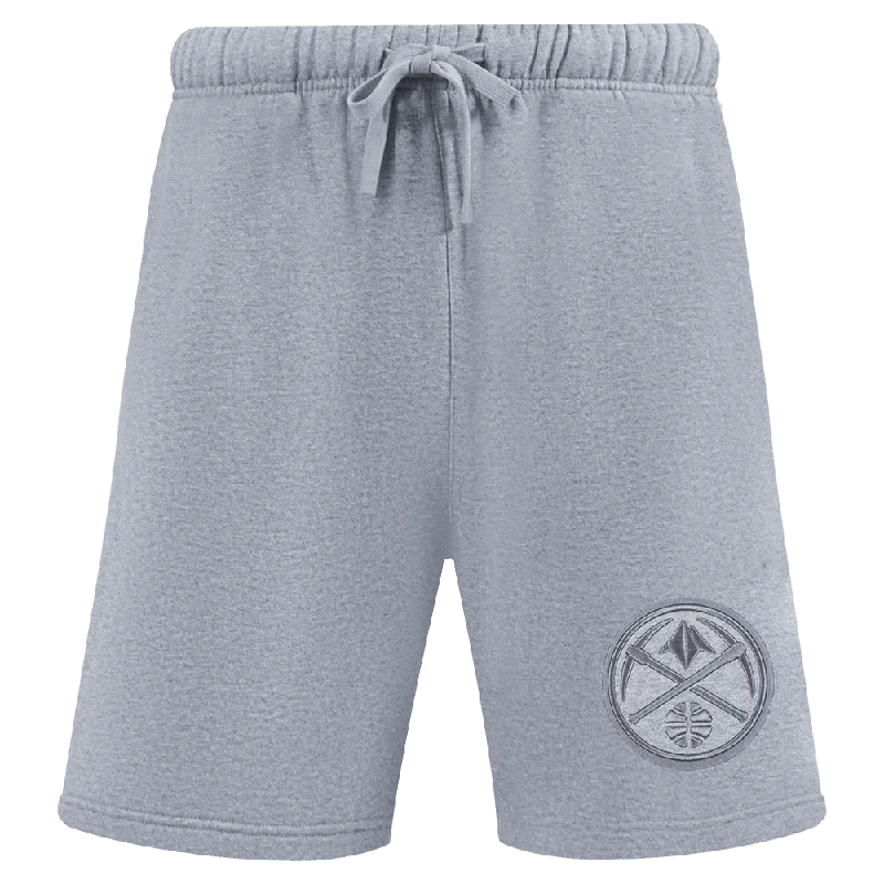 NBA DENVER NUGGETS NEUTRAL MEN'S SHORT (DARK HEATHER GRAY)