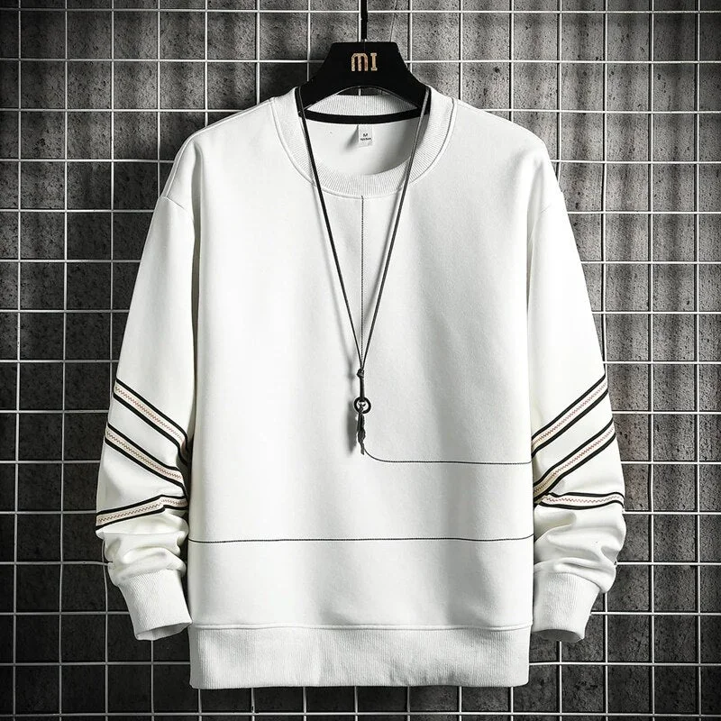 Men's Solid Color Spring Autumn Sweatshirt