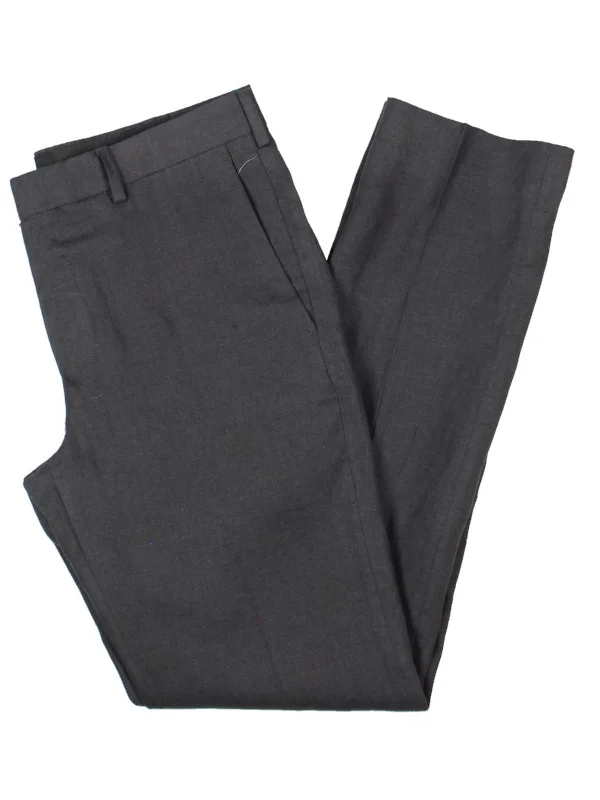 Mens Linen Office Dress Pants