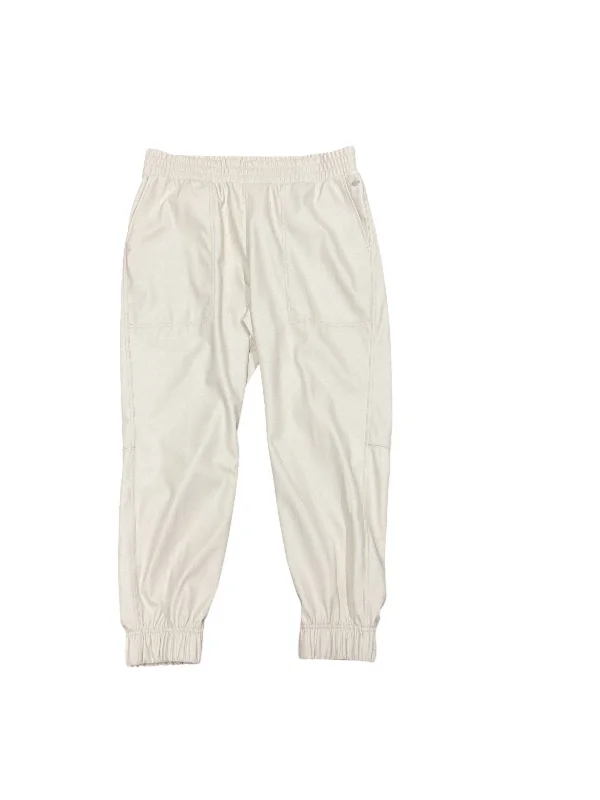 Pants Joggers By Calia In Cream, Size: L