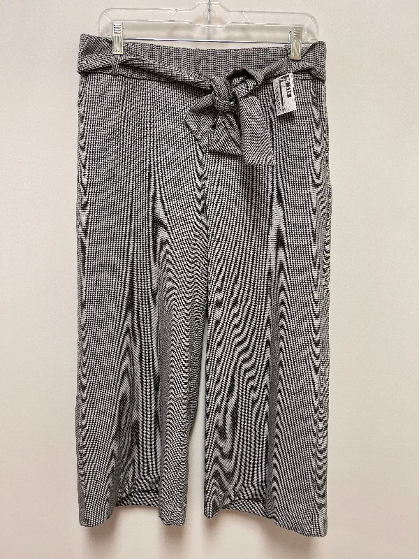 Pants Wide Leg By Zara In Grey, Size: L