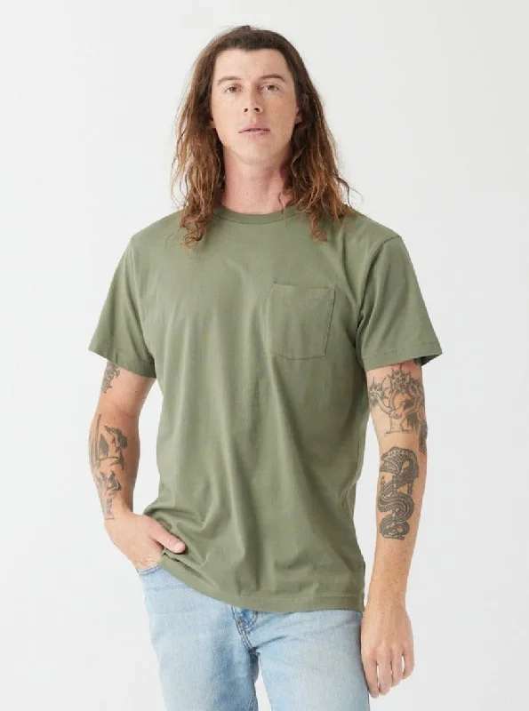 Men's Heavyweight Pocket Tee - Army