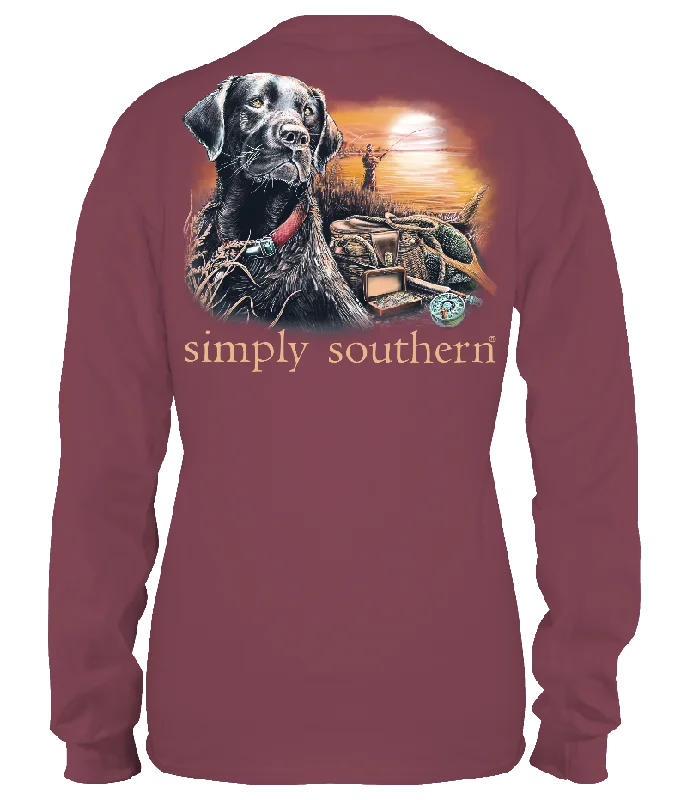 SALE Simply Southern Lake Dog Long Sleeve Unisex T-Shirt