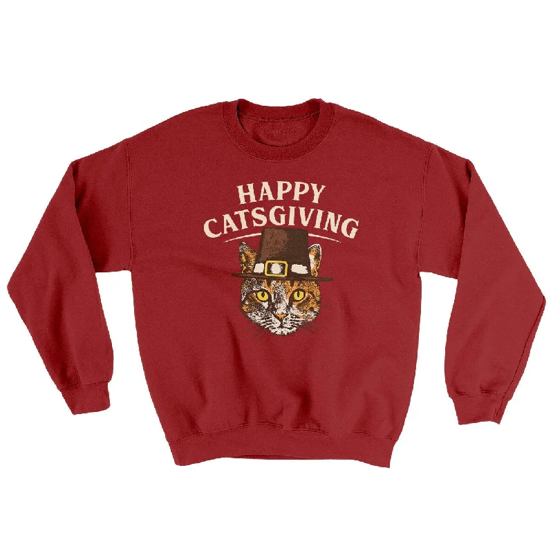 Happy Catsgiving Ugly Sweater