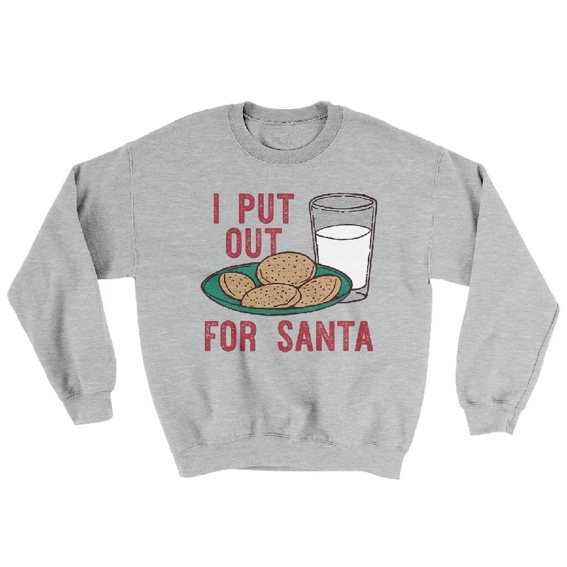 I Put Out for Santa Men/Unisex Ugly Sweater