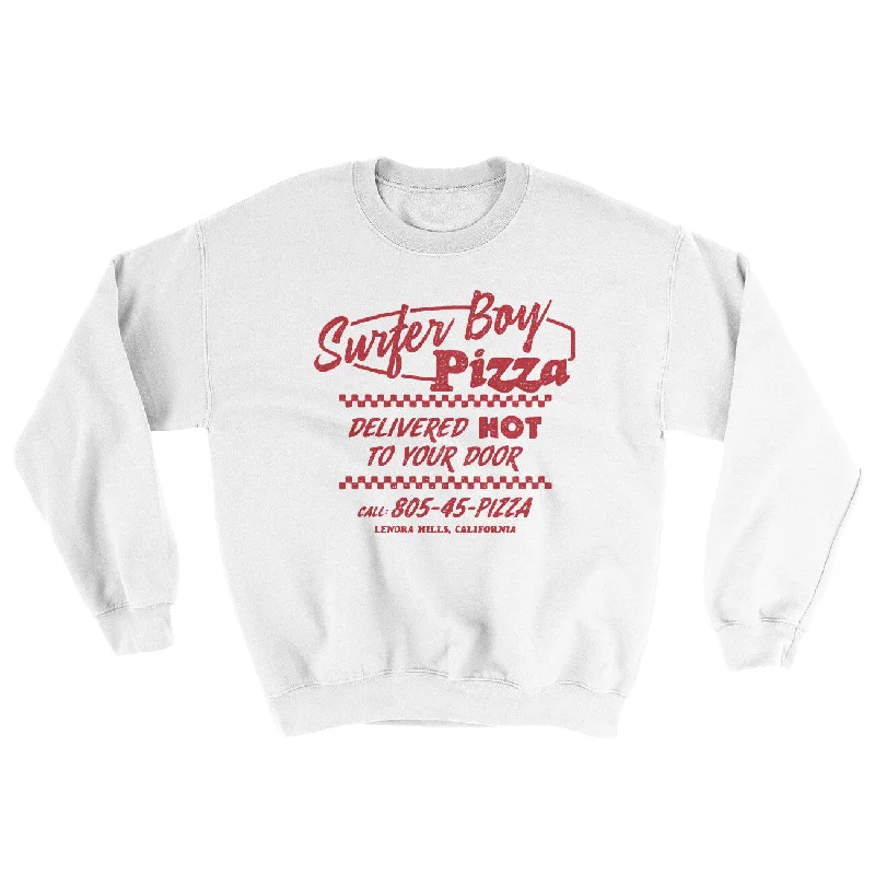 Surfer Boy Pizza Ugly Sweater